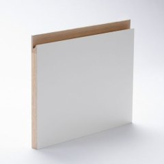 Grebsfri, hvid laminat, eg hvid lak