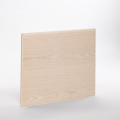 L11 ask vild finér, hvid struktur lak