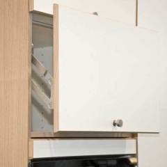 Platinum White laminat ST980, eg hvid lak. Profil L3