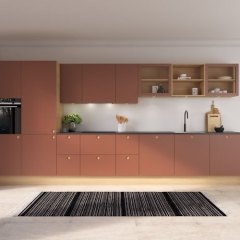 Brik linoleum 4008, eg natur struktur lak. Profil C-line