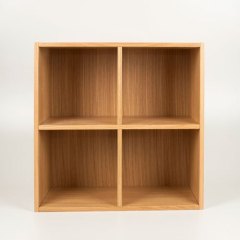 Reol -16 mm, 1 hylde, 2 skillerum